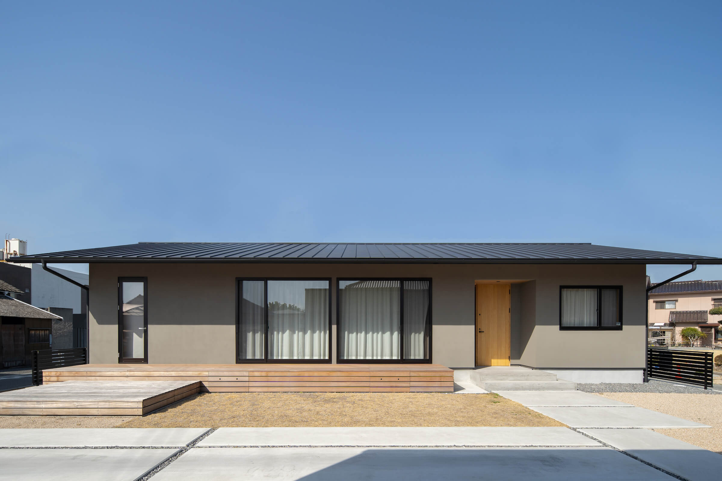 離れのある平屋の住まい