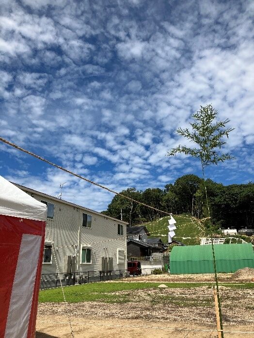 秋の地鎮祭！￼