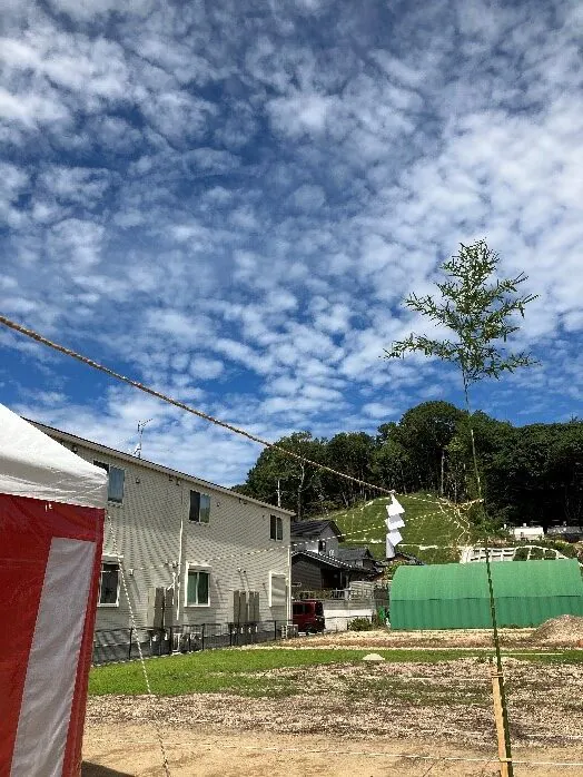 秋の地鎮祭！￼